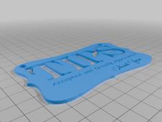 Tips Accepted Business Retail Sign 3D Printer Model