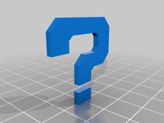 Question Block Question Mark 3D Printer Model