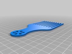 Simple Afro Comb 3D Printer Model