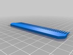 A Usable Comb 3D Printer Model