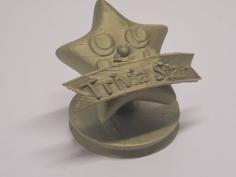 Universal Yums Trivia Star Trophy 3D Printer Model