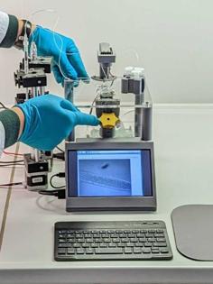 Strobe-enhanced Microscopy Stage 3D Printer Model