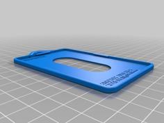 Framed Badge/ID/Card Holders | ISO/IEC 7810 ID-1 & ID-2 3D Printer Model