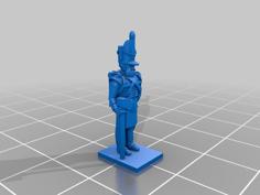 1-100 British Soldiers 1805-1815-Pack 4-2 Pioneers, Sappers And Miners REVISED 3D Printer Model