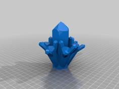 Quartz Crystal Clump 3D Printer Model