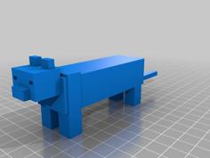 Minecraft Ocelot 3D Printer Model