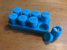 Pill Bottle 3D Printer Model