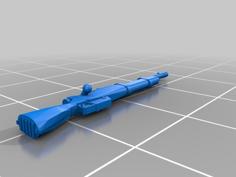 28mm Scale Rifle 3D Printer Model