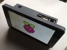 Raspberry Pi 7″ Touchscreen Super Awesome Portable 3D Printer Model