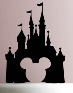 Disney Castle Cake Topper 3D Printer Model