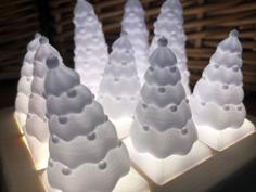 Christmas Trees For Modular Lamp 3D Printer Model