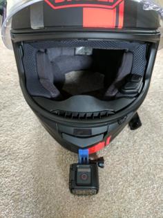 The “Jimmy Hill” GoPro Session Helmet Chin Mount 3D Printer Model