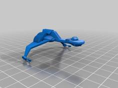 Star Trek TOS Klingon Bird Of Prey 1:2000 3D Printer Model