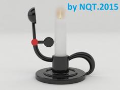 Portable Switch Off Candle 20mm 3D Printer Model