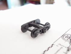 SZHD/RZHD Railcar Bogie 1:87 (H0) 3D Printer Model