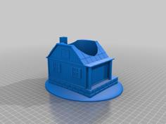 Stardew Valley Farmhouse Succulent Planter Remade 3D Printer Model