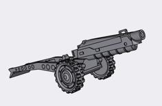 M1 Pack Howitzer 3D Printer Model