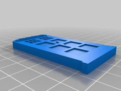 Tardis Fridge Magnet 3D Printer Model