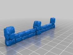 Walls – Set 01 (Board Game & Table Top Props) 3D Printer Model