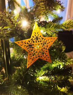 Xmas Tree Star & Topper 3D Printer Model