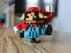 8-Bit Classic Mario 3D Printer Model