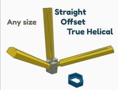 Customizable OpenSCAD Fletching Jig 3D Printer Model