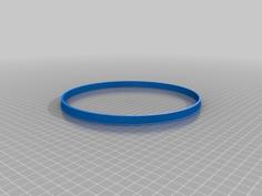 Pergo Cross Stitch Hoop 3D Printer Model