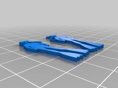 Diver Earings 3D Printer Model