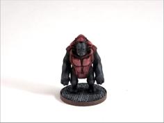 Hom, Mowga Diplomat, 28mm Miniature 3D Printer Model