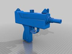 Gun MAC 10 Full Size 3D Printer Model