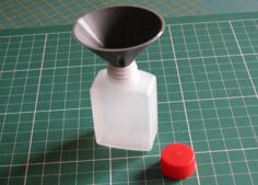 Vented Mini Funnel For Small Bottles 3D Printer Model