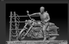 Steve Mcqueen Great Escape SLA Only 3D Printer Model