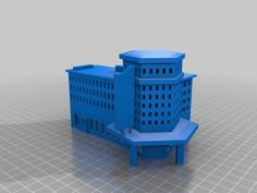 1920s Theater Building 3D Printer Model