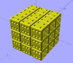 Ekobots – Rubik´s Cube “As One Piece”. 3D Printer Model