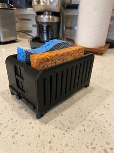 Toaster Shaped Sponge Holder 2.0 3D Printer Model