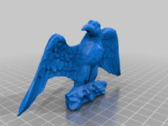 Eagle Low Poly 3D Printer Model