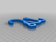 Camping Shower Hooks 3D Printer Model