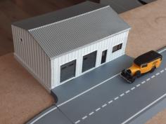 Garage Building H0 Scale For Road Chain System (Magnorail, Faller Car System Alternative) 3D Printer Model