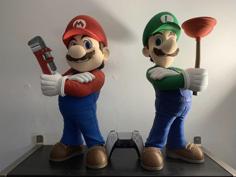 WICKED MARIO AND LUIGI: TESTED AND READY FOR 3D PRINTING 3D Printer Model