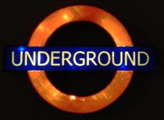 London Underground Roundel Lightbox 3D Printer Model