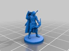 Human Ranger Miniature 3D Printer Model