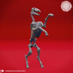 Undead Skeleton Horse – Tabletop Miniature 3D Printer Model