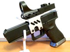 Glock Pistol Stand 3D Printer Model