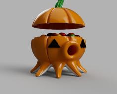 #3DTakoTuesday : Halloween Pumpkin Candy Bowl 3D Printer Model