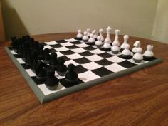 Wobbly Chess Set 3D Printer Model