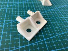 Ikea Kaustby Replacement Chair Seat Mount 3D Printer Model