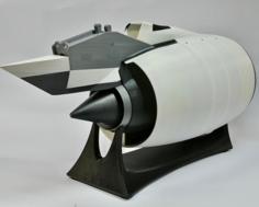 High Bypass Engine Nacelle 3D Printer Model