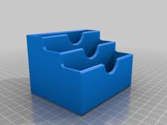 3-Tier Business Card Holder 3D Printer Model