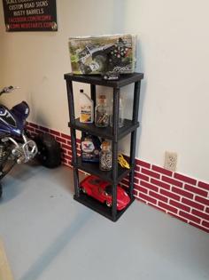 1/10 Scale Garage Shelfs 3D Printer Model