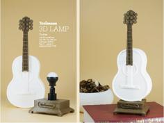 Guitar Lamp 3D Printer Model